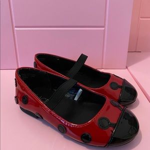 Toddler girl ladybug slip ons-Sz 7